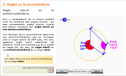 Angles en la circumferència: Angle inscrit en la semicircumferència | Recurso educativo 82705