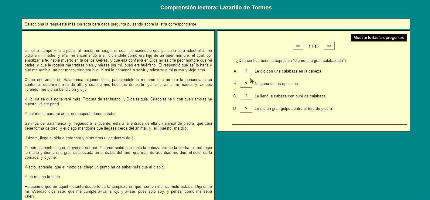 El Lazarillo de Tormes | Recurso educativo 34154