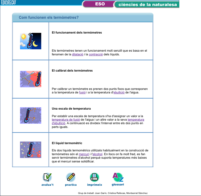 Com funcionen els termòmetres | Recurso educativo 34524