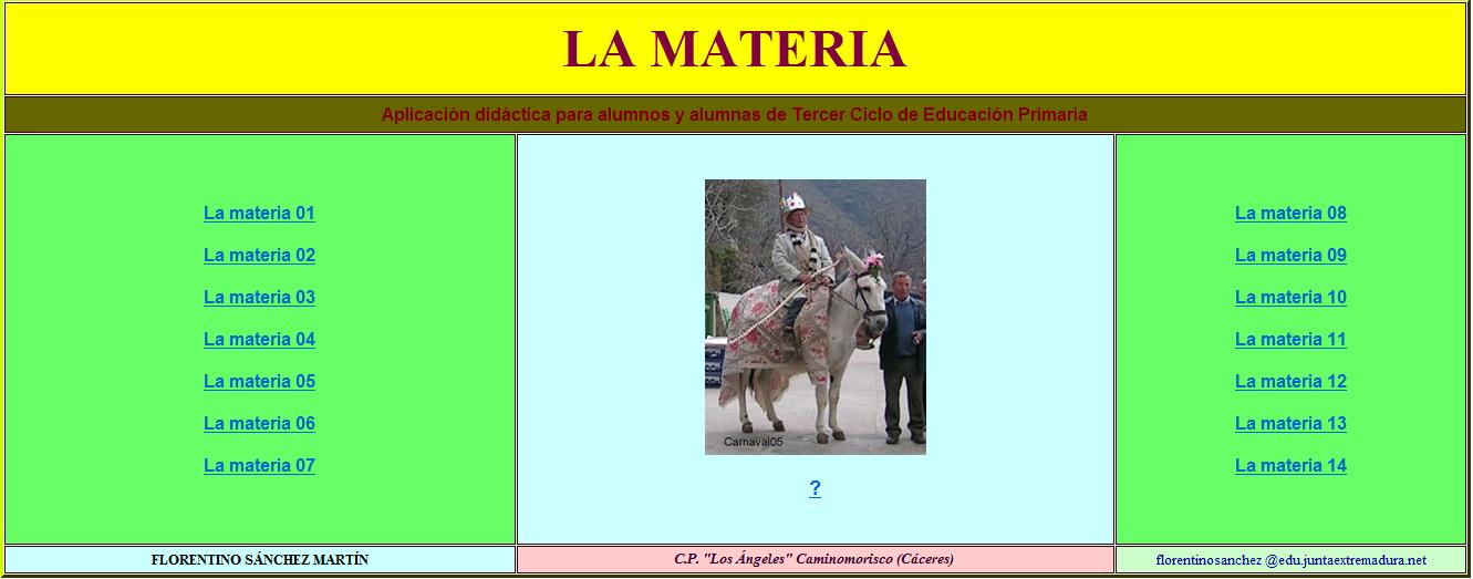 La materia | Recurso educativo 34619