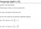 Expressions algebraiques | Recurso educativo 37006