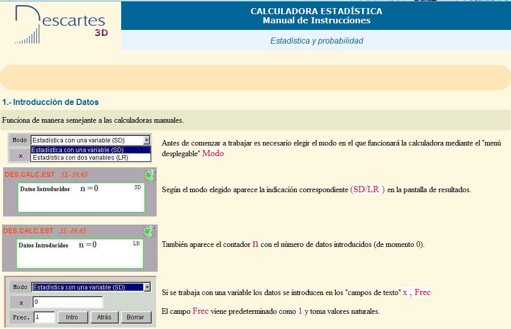 Calculadora estadística | Recurso educativo 37562