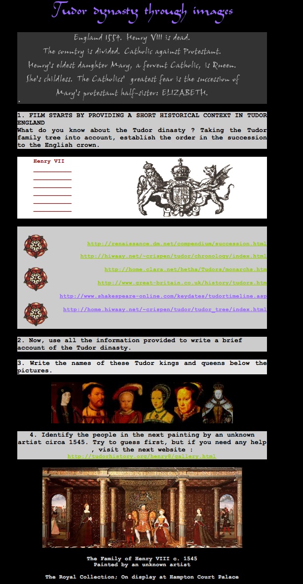 Tudor Dynasty through images | Recurso educativo 38035