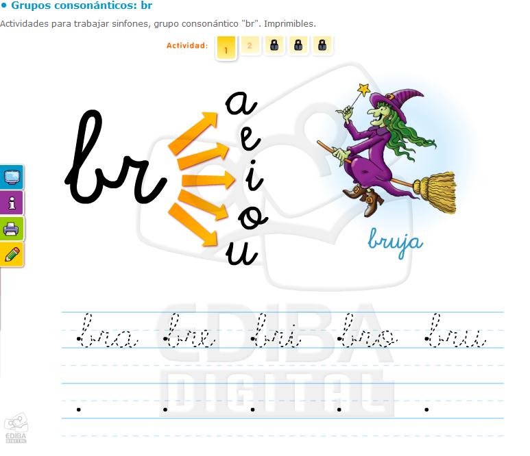 Grupos consonánticos: br | Recurso educativo 40377