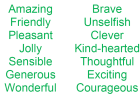 Adjectives for good and bad characters | Recurso educativo 40589