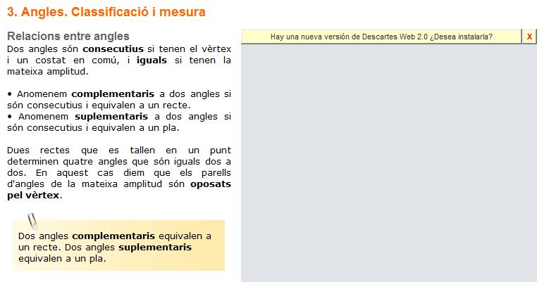 Angles. Classificació i mesura | Recurso educativo 44106