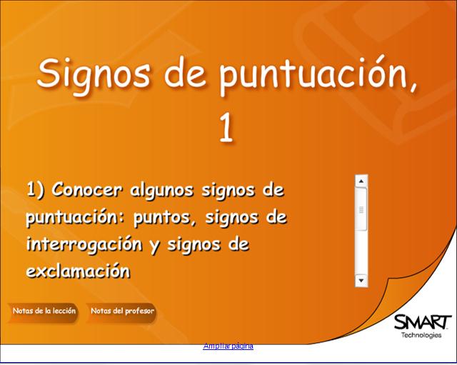 Signos de puntuación | Recurso educativo 48407