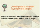 Origen de las palabras | Recurso educativo 48961