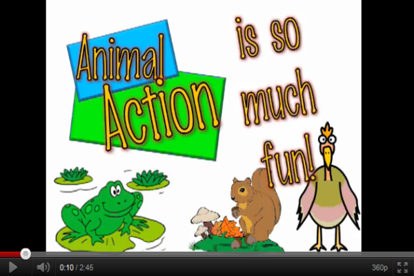 Song: Animal action | Recurso educativo 50745