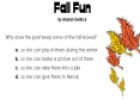 Fall Fun | Recurso educativo 12858