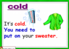 Weather and clothes (flashcards) | Recurso educativo 18140