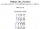 Website: ESL phonics worksheets | Recurso educativo 31926