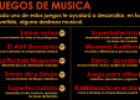 Juegos de música | Recurso educativo 71240