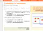 Probabilitat d'un esdeveniment. Propietats de la probabilitat | Recurso educativo 78336