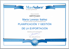 Curso de Planificación y gestión de la exportación | MasSaber | Recurso educativo 114101