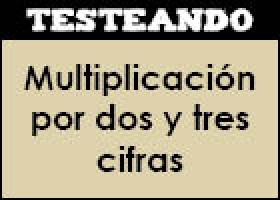 Multiplicación por dos y tres cifras | Recurso educativo 351471